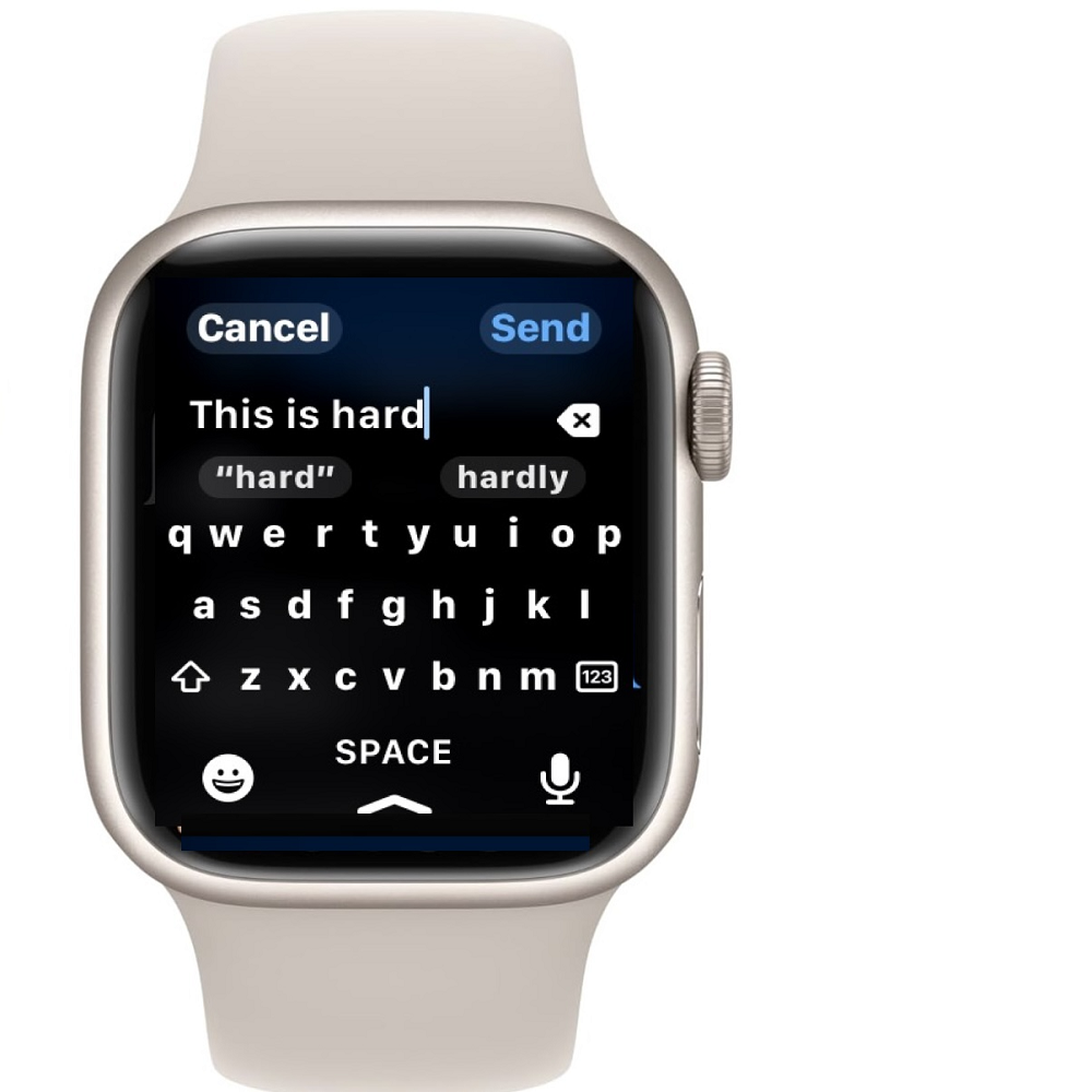 apple watch se keyboard