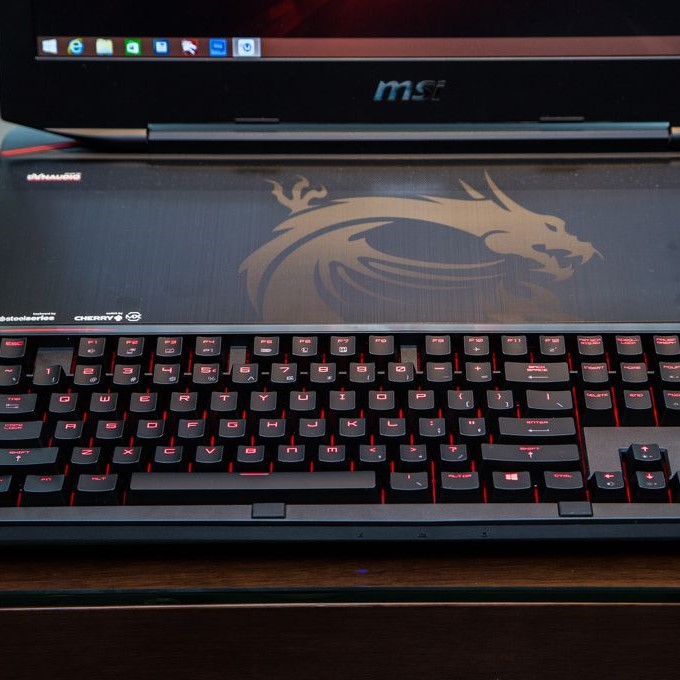 laptop with mechanical keyboard