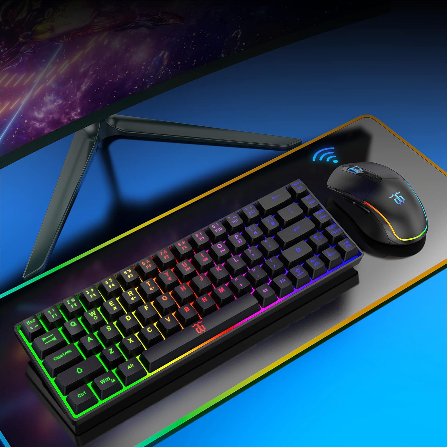 wireless mechanical keyboard and mouse