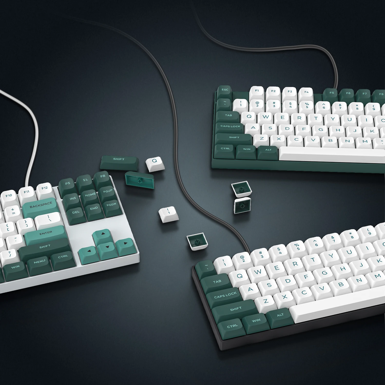 green mechanical keyboard