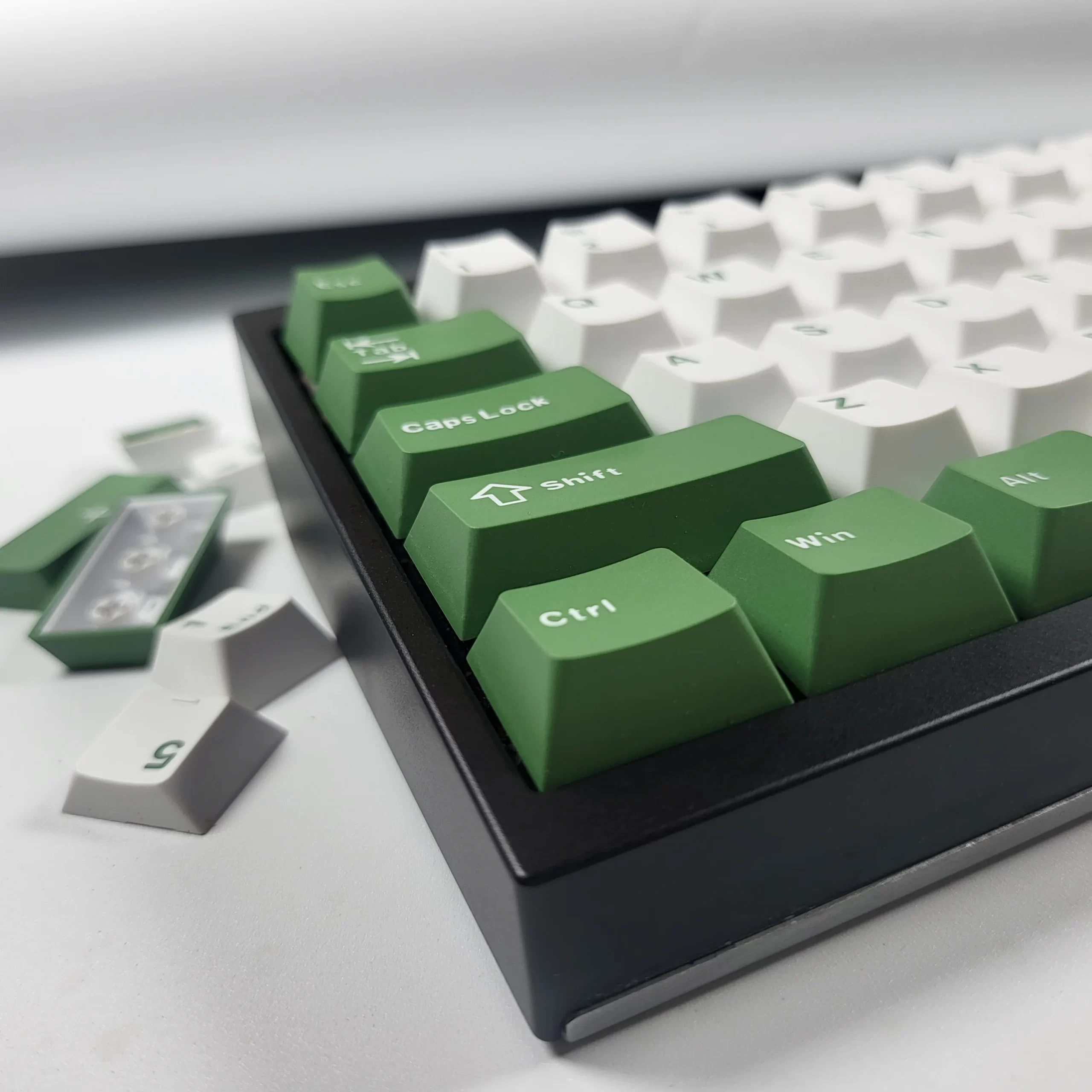 green mechanical keyboard